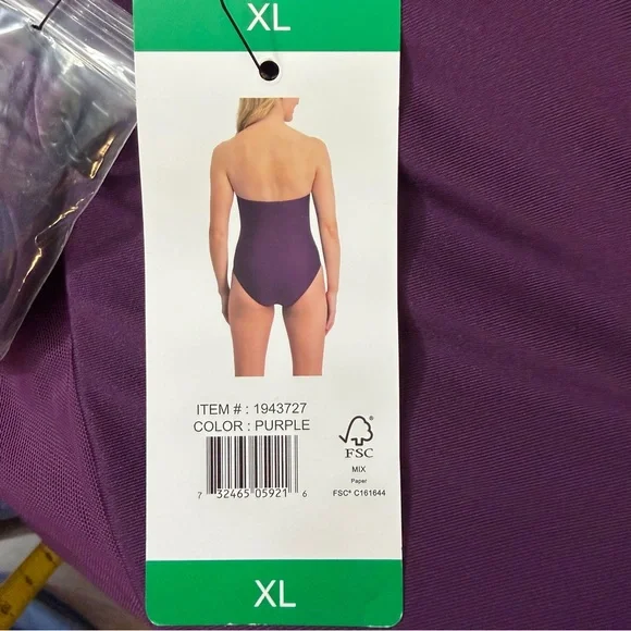 DKNY Sport 1 pc Convertible Strap Swimsuit - Picture 14 of 14